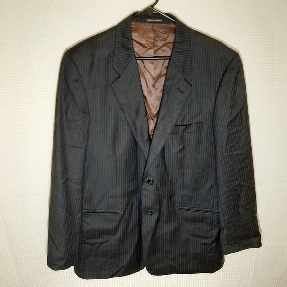 Club Room 43R Blazer Black Wool Blend Korea Men’s Sport Coat Classic Fit - Picture 1 of 8